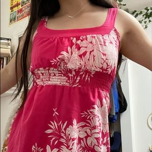 cute hawaiian floral dress